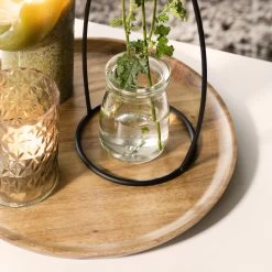 QUVIO Houten Dienblad Rond - Maat L -Beroemde Servies Winkel 1000071540 0101