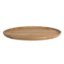 QUVIO Houten Dienblad Rond - Maat L -Beroemde Servies Winkel 1000071540 0102
