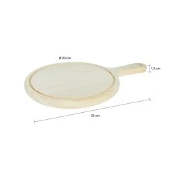 Krumble Serveerplank Rond - S - Hout 9 Krumble Serveerplank Rond - S - Hout -Beroemde Servies Winkel 1000071556 0103