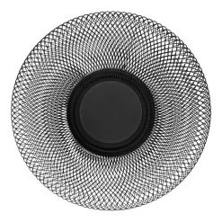 QUVIO Fruitschaal Metaal Mesh - Zwart -Beroemde Servies Winkel 1000071563 0103