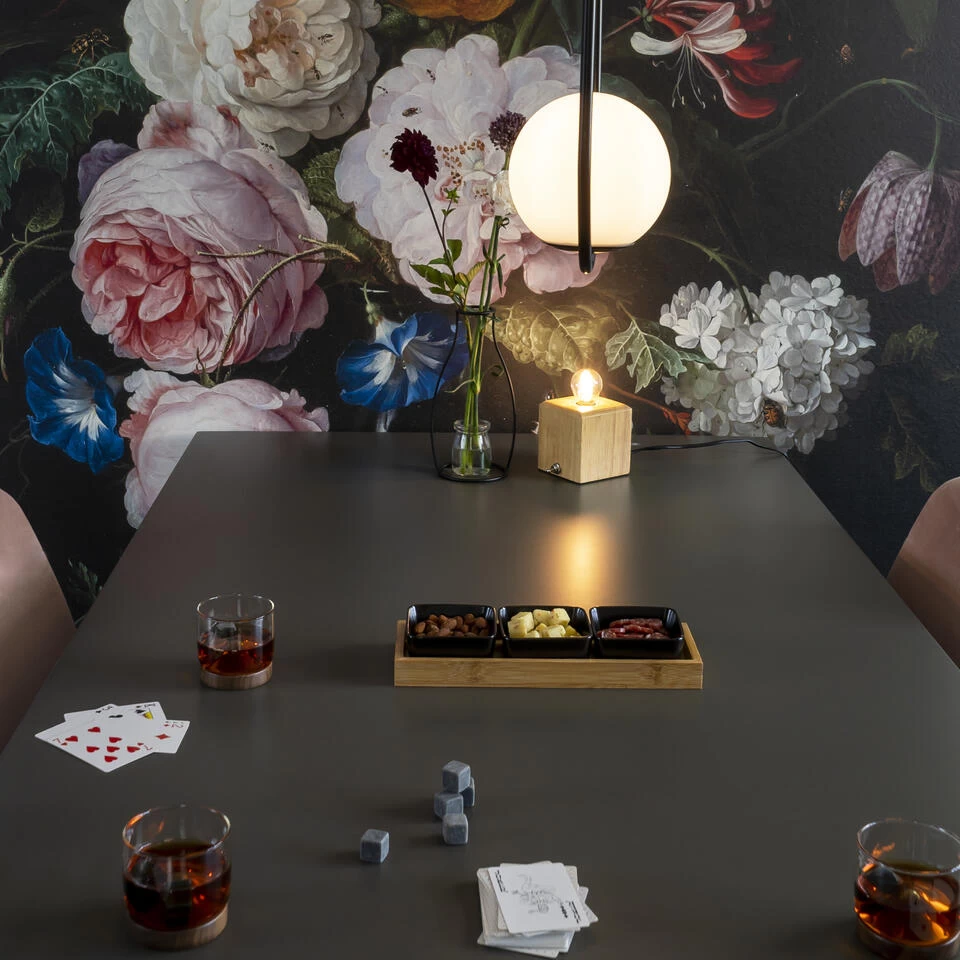 Aretica Whiskey Glas Met Houten Onderzetter - Bruin - Set Van 2 4 Aretica Whiskey Glas Met Houten Onderzetter - Bruin - Set Van 2 - Afbeelding 2