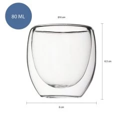 Krumble Espresso Glas Dubbelwandig Set Van 2 -Beroemde Servies Winkel 1000071604 0103