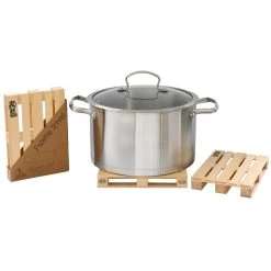 Labyrinth Palette Trivet - Set Van 2 Houten Onderzetters Voor Pannen (19x12,8) -Beroemde Servies Winkel 1000072331 0104