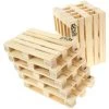 Labyrinth Palette-It - Set Van 10 Houten Onderzetters (12x8 Cm) -Beroemde Servies Winkel 1000072335