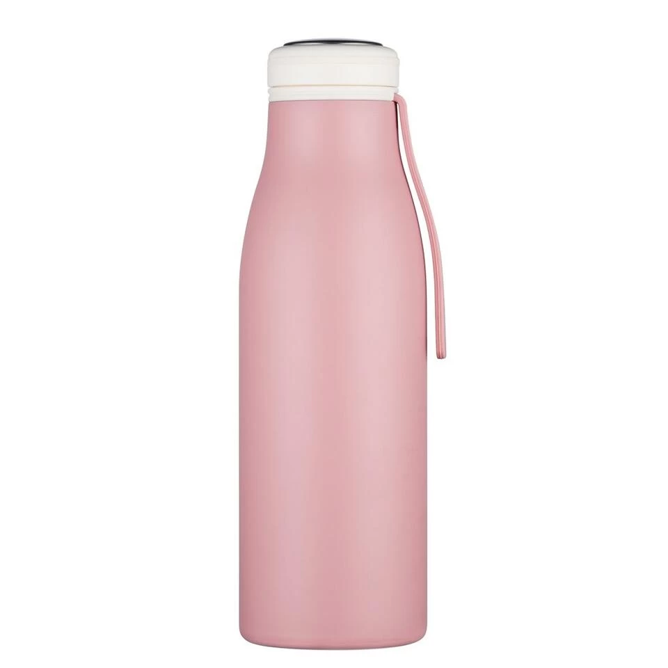 Ecoffee Cup Warm/Koud Dubbelwandig Thermosfles - 500 Ml - Roze 3 Ecoffee Cup Warm/Koud Dubbelwandig Thermosfles - 500 Ml - Roze