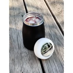 Ecoffee Cup Kerr & Napier Warm/Koud Dubbelwandig Thermosfles - 500 Ml - Zwart -Beroemde Servies Winkel 1000073348 0102