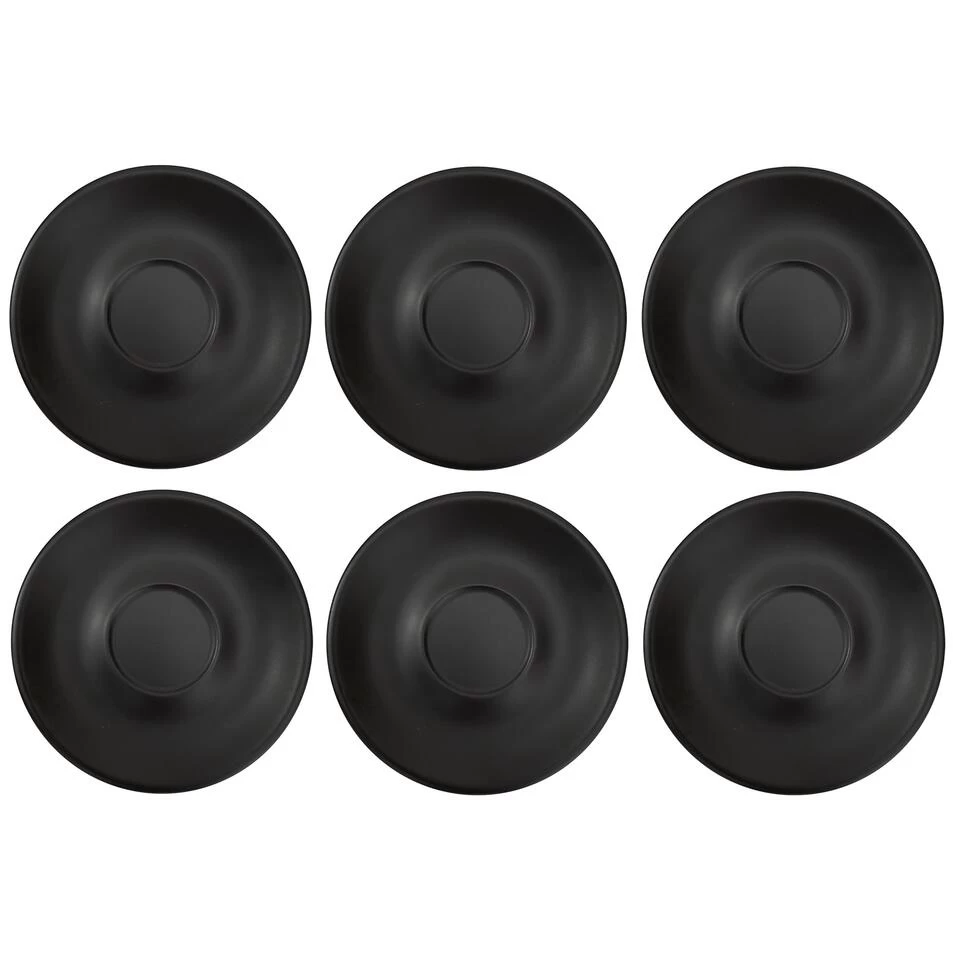 Barista Innovations Nero - Schotel Koffiekop Regular - Set Van 6 - Mat Zwart 3 Barista Innovations Nero - Schotel Koffiekop Regular - Set Van 6 - Mat Zwart