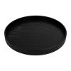 QUVIO Houten Dienblad Rond - Zwart - 27 Cm 1 QUVIO Houten Dienblad Rond - Zwart - 27 Cm -Beroemde Servies Winkel 1000074133