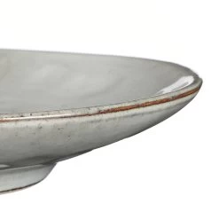 Mica Decorations Tabo Ovaal Bord - L35,5 X B21,5 X H4,5 Cm - Grijs -Beroemde Servies Winkel 1000077185 0102