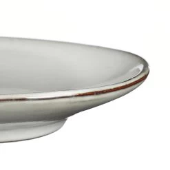 Mica Decorations Tabo Ovaal Bord - L31 X B18 X H3 Cm - Grijs -Beroemde Servies Winkel 1000077187 0102
