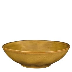Mica Decorations Tabo Schaal - H9 X Ø30,5 Cm - Oker