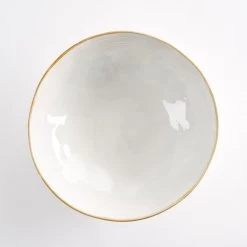 Mica Decorations Tabo Schaal - H9 X Ø30,5 Cm - Wit -Beroemde Servies Winkel 1000077199 0102