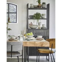 Mica Decorations Tabo Schaal - H9 X Ø30,5 Cm - Grijs -Beroemde Servies Winkel 1000077200 0103