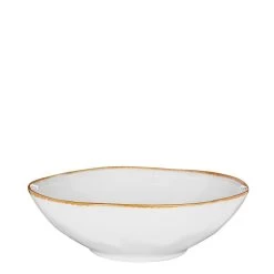 Mica Decorations Tabo Schaal - H7,5 X Ø23,5 Cm - Wit