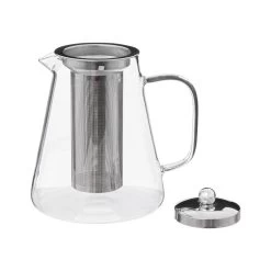 Secret De Gourmet - Theepot - Glas/rvs - Met Filter - 1300 Ml -Beroemde Servies Winkel 1000077210 0102