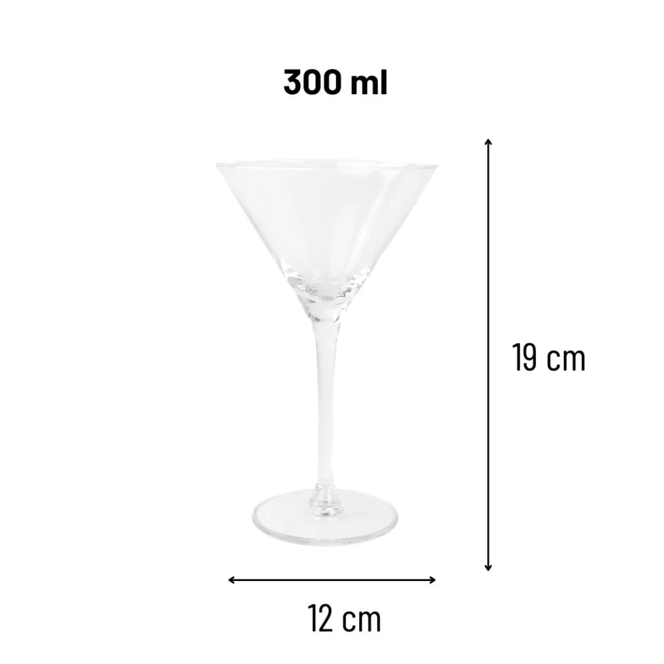 Orange85 Martini Glazen Transparant 4 Stuks 300 Ml Cocktail Set 6 Orange85 Martini Glazen Transparant 4 Stuks 300 Ml Cocktail Set - Afbeelding 4