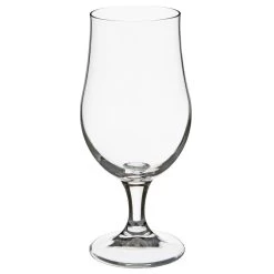Secret De Gourmet Bierglazen - 4 St - Transparant - Voetglazen - 370 Ml - 18 Cm