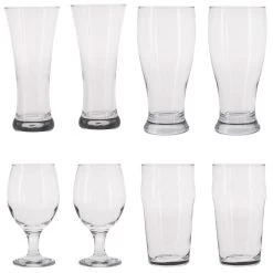 Atmos Fera Speciaal Bierglazen Set - 8x Stuks - 4 Verschillende Soorten -Beroemde Servies Winkel 1000077250 0102
