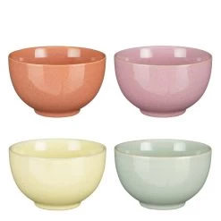 Mica Decorations Rico Schaaltjes - Set Van 4 - Ø14 Cm - Meerkleurig