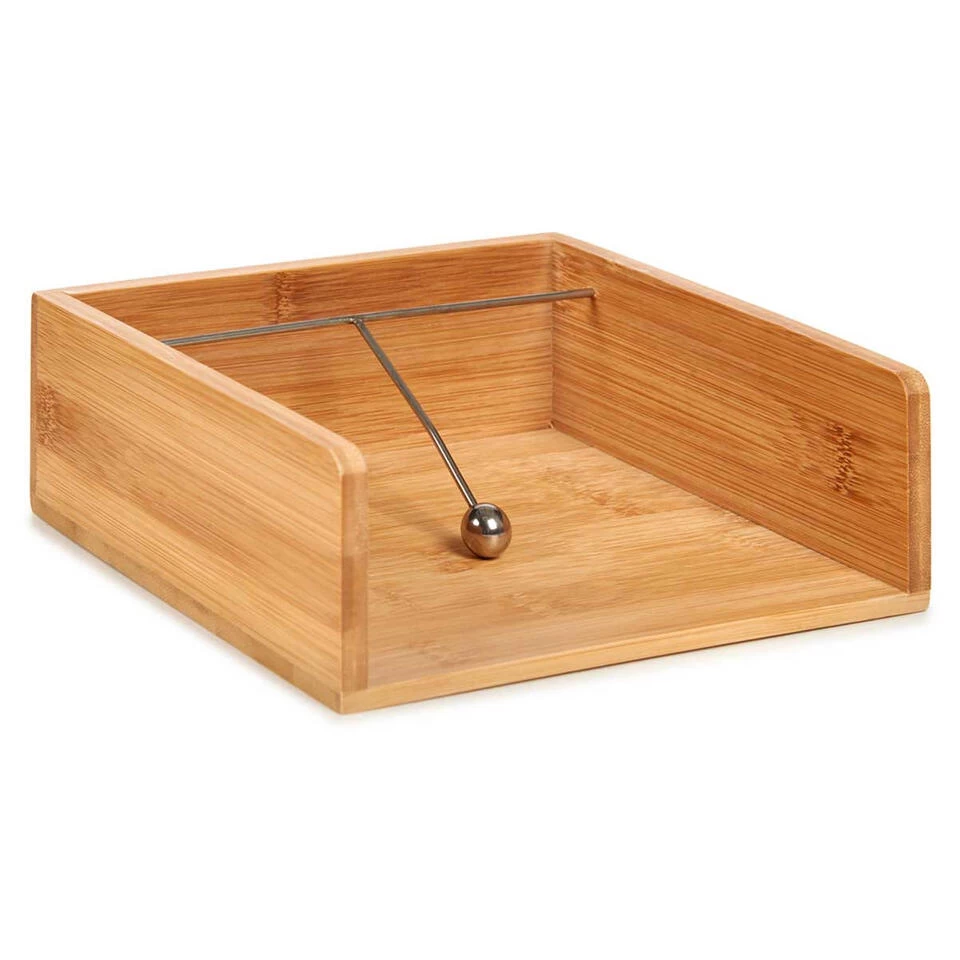 Arte R Servethouder - Bamboe - Bruin-beige - 21,5 X 19 X 7 Cm 2 Arte R Servethouder - Bamboe - Bruin-beige - 21,5 X 19 X 7 Cm