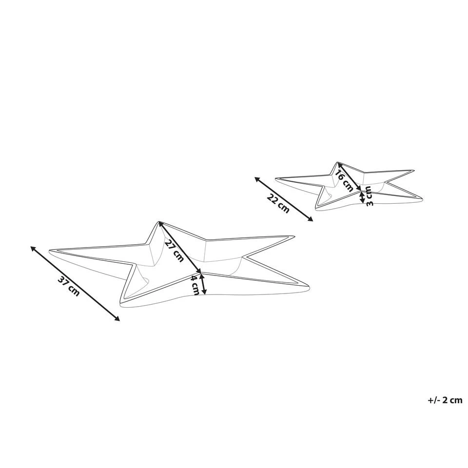 Beliani Decoratieve Schaal BANTEN - Goud Aluminium 4 Beliani Decoratieve Schaal BANTEN - Goud Aluminium - Afbeelding 2