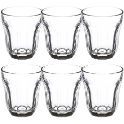 Secret De Gourmet Water/sap Glazen - 6 St - 210 Ml - Enzeau