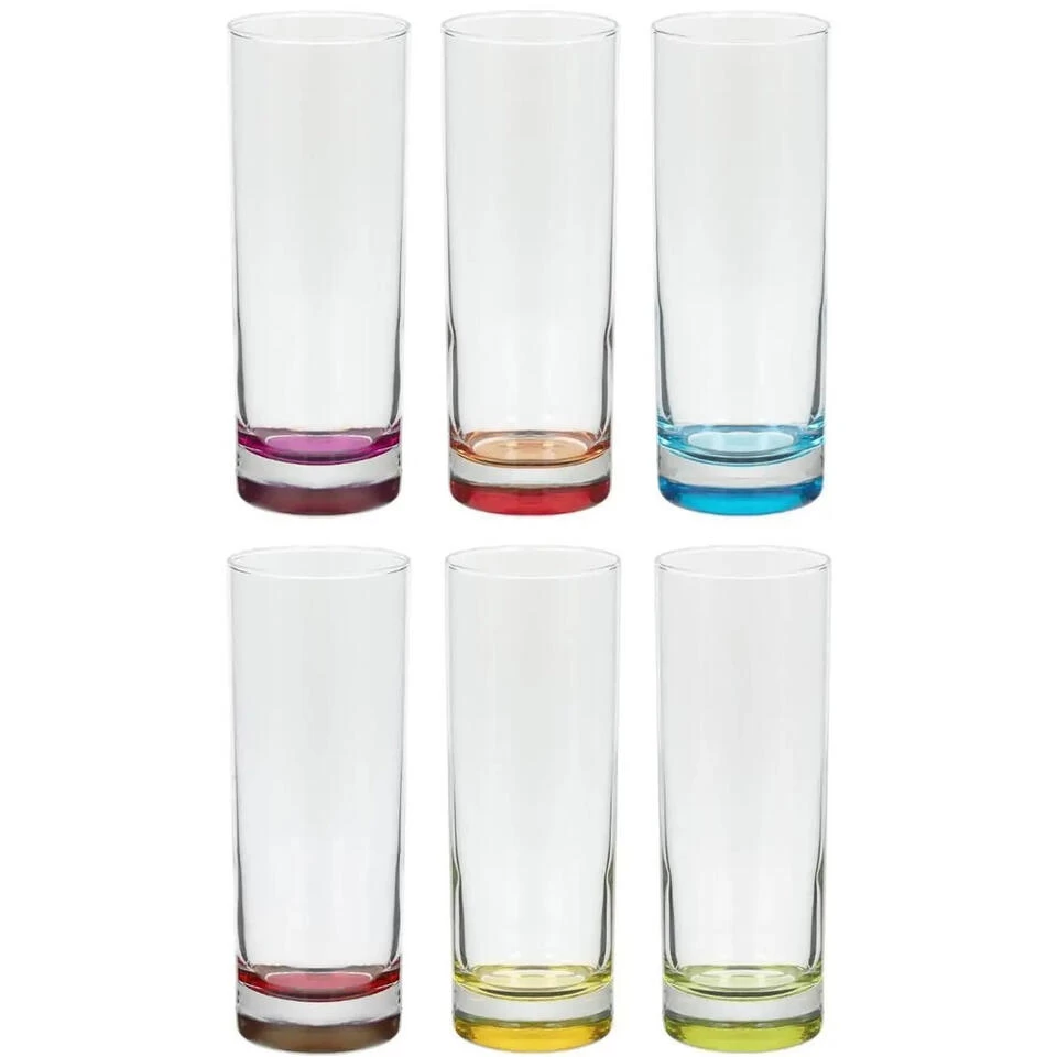 Secret De Gourmet Longdrink Glazen - 6 St - Colori - 310 Ml 3 Secret De Gourmet Longdrink Glazen - 6 St - Colori - 310 Ml