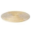 Secret De Gourmet Placemat - Zeegras - Geel-wit - 35 Cm -Beroemde Servies Winkel 1000082387