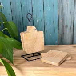 Rootsmann Onderzetters Mangohout - Bruin - Hout -Beroemde Servies Winkel 1000082970 0102