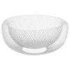 Secret De Gourmet Fruitschaal-fruitmaand - Rond - Wit - Metaal - 27cm -Beroemde Servies Winkel 1000083438