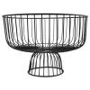 Orange85 Fruitmand Fruitschaal Zwart Metaal 28cm -Beroemde Servies Winkel 1000083468