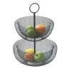 Orange85 Fruitschaal Zwart Etagere Fruitmand 2 Lagen -Beroemde Servies Winkel 1000083473