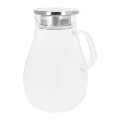 Krumble Karaf Met Handvat En Dop Met Filter - 1,5 L - Glas - Transparant -Beroemde Servies Winkel 1000083563 0102