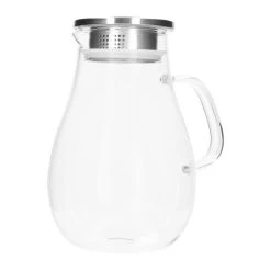 Krumble Karaf Met Handvat En Dop Met Filter - 1,5 L - Glas - Transparant -Beroemde Servies Winkel 1000083563 0103