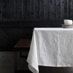 DDDDD Tafellaken Cabin - 140 X 350 Cm - Wit -Beroemde Servies Winkel 1000084759 0102