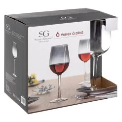 Secret De Gourmet Wijnglazen - 6 St - Voor Rood - 380 Ml -Beroemde Servies Winkel 1000085455 0102