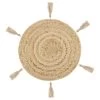 Atmosphera Placemat - Raffia Naturel - Rond - 38 Cm -Beroemde Servies Winkel 1000085471