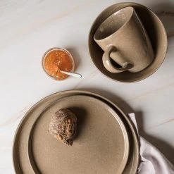 Dutch Rose Bord 27 Cm Camel -Beroemde Servies Winkel 1000085860 0102