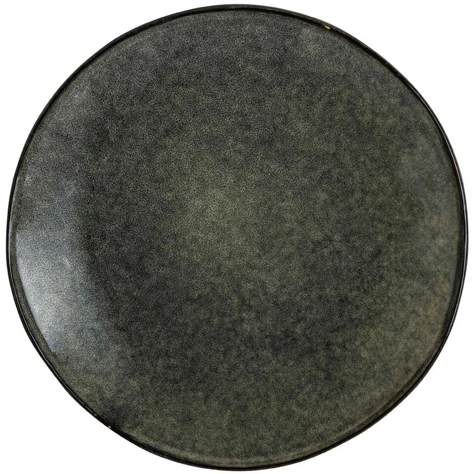 Dutch Rose Bord Plat 26,5 Cm Groen 4 Dutch Rose Bord Plat 26,5 Cm Groen - Afbeelding 2