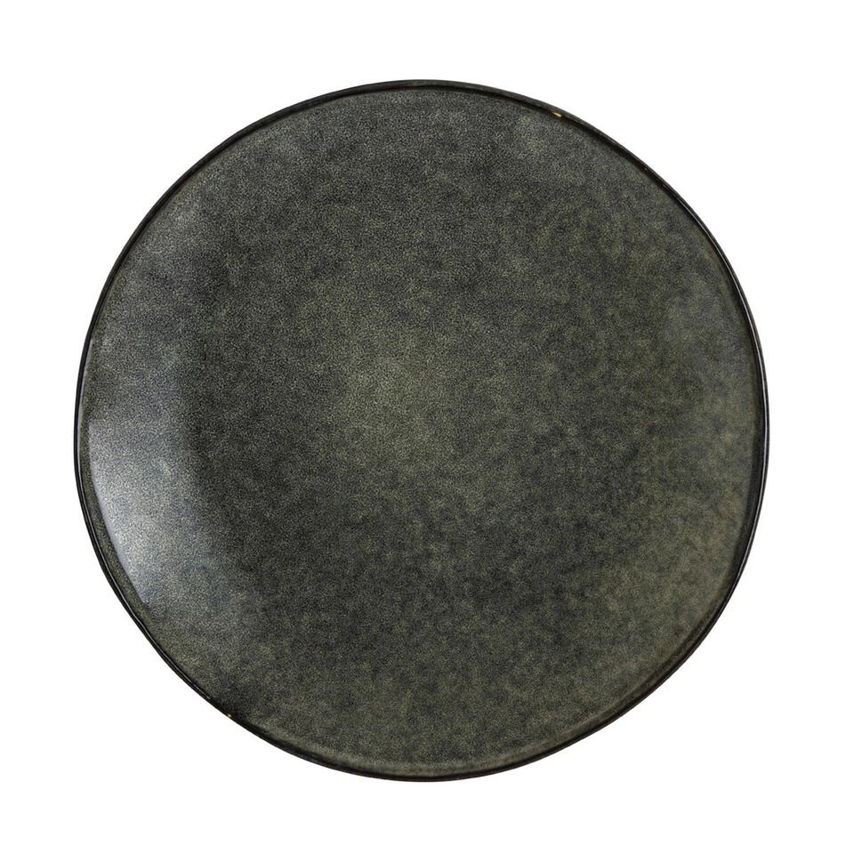 Dutch Rose Bord Plat 26,5 Cm Groen 3 Dutch Rose Bord Plat 26,5 Cm Groen