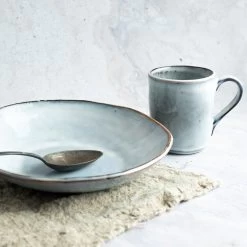 Dutch Rose Schaal 23 Cm Blauw -Beroemde Servies Winkel 1000086742 0103