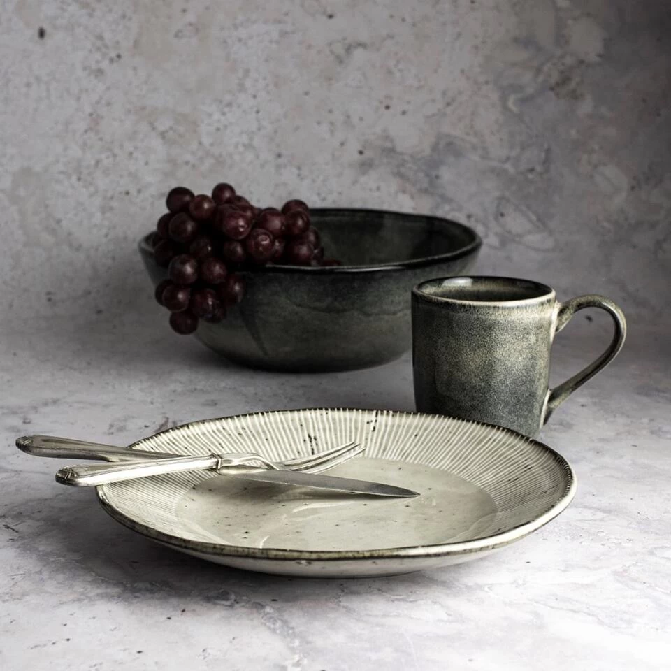 Dutch Rose Schaal 23 Cm Creme 6 Dutch Rose Schaal 23 Cm Creme - Afbeelding 4