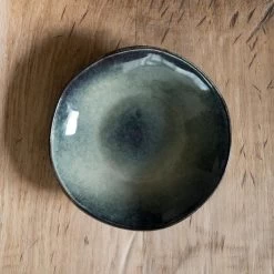 Dutch Rose Bord Diep 23,5 Cm Groen -Beroemde Servies Winkel 1000086751 0102