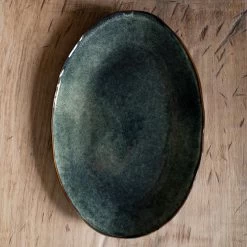 Dutch Rose Ovale Schaal 34x23 Cm Groen 8 Dutch Rose Ovale Schaal 34x23 Cm Groen -Beroemde Servies Winkel 1000086759 0102