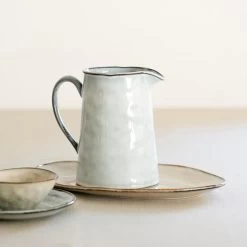 Dutch Rose Ovale Schaal 34x23 Cm Creme -Beroemde Servies Winkel 1000086760 0103