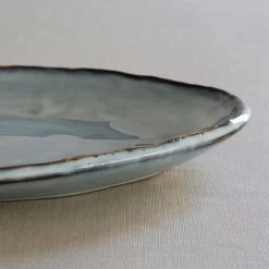 Dutch Rose Ovale Schaal 40x28 Cm Blauw -Beroemde Servies Winkel 1000086761 0102