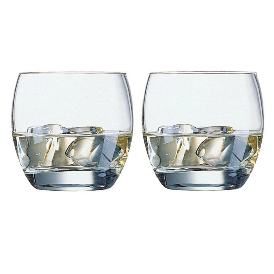 Luminarc Whisky Tumbler Glazen - 3x - Salto - 320 Ml 3 Luminarc Whisky Tumbler Glazen - 3x - Salto - 320 Ml