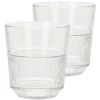 Excellent Houseware Whisky Glazen - 4x - Transparant - 270 Ml - 8x8cm -Beroemde Servies Winkel 1000086912
