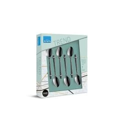 Amefa Felicity - 6 Theelepels - Zwart -Beroemde Servies Winkel 1000087318 0110