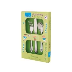 Amefa Footie - 3-delige Kinderbestekset -Beroemde Servies Winkel 1000087334 0110